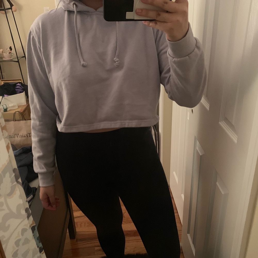 Cropped hoodie